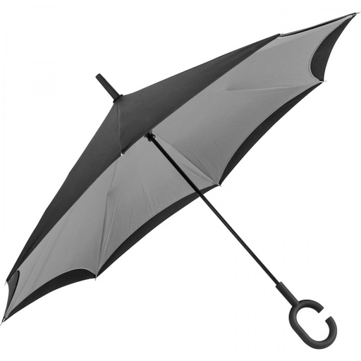 Parasol manualny odwrócony ø120 cm OLIVIA 40476 - Szary