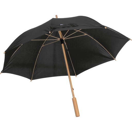 Parasol manualny RPET ø103 cm LETITIA 45596 - Czarny