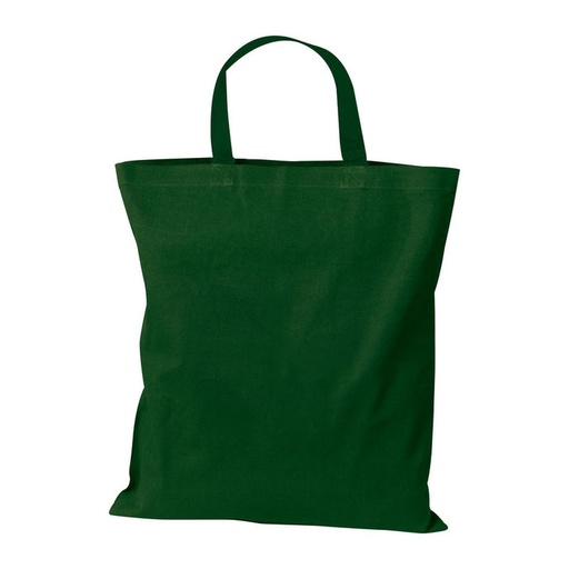 Torba bawełniana z krótkim uchem 140 g/m2 MARSHALL 60680 - Ciemnozielony