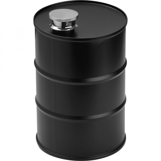 Piersiówka 600 ml beczka BLAIR 60792 - Czarny