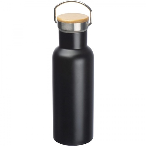 Butelka termiczna stalowa 500 ml EDOARDO 60983 - Czarny