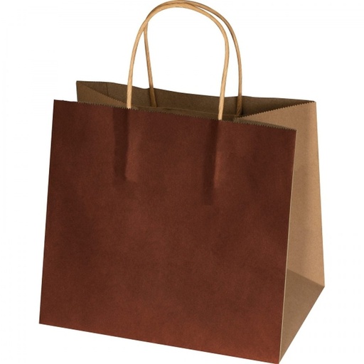 Torba papierowa mała 120 g/m2 HILARY 61818 - Brązowy