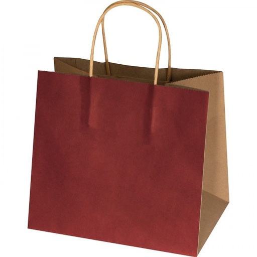 Torba papierowa mała 120 g/m2 HILARY 61818 - Bordowy
