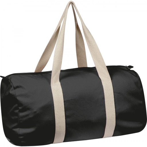 Torba sportowa płócienna ADELAJDA 63717 - Czarny