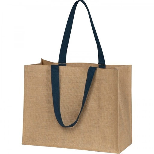 Torba z juty FERNANDA 63892 - Granatowy