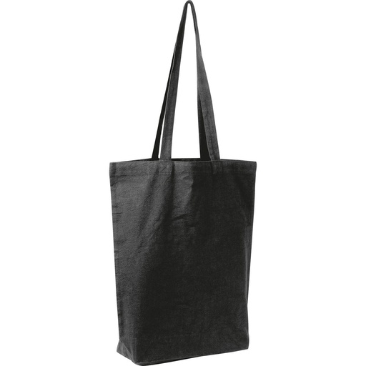 Torba bawełniana z długimi uszami 180 g/m2 PIOTR 65482 - Czarny