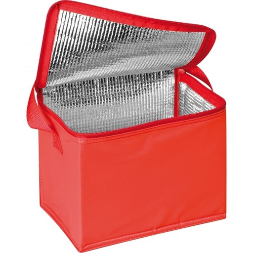 Torba termiczna na 6 puszek 500 ml HONORATA 67104 - Czerwony