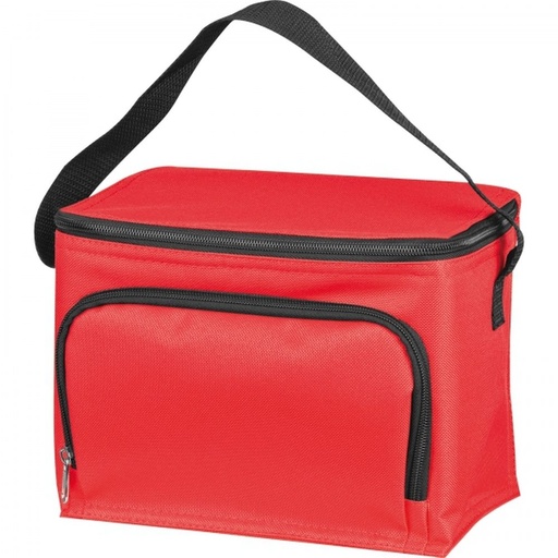 Torba termiczna na 6 puszek 500 ml JEFFREY 68321 - Czerwony