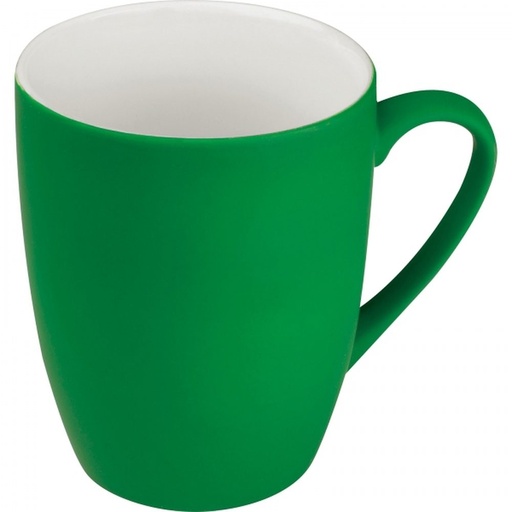 Kubek ceramiczny soft touch 300 ml JUDYTA 80655 - Zielony