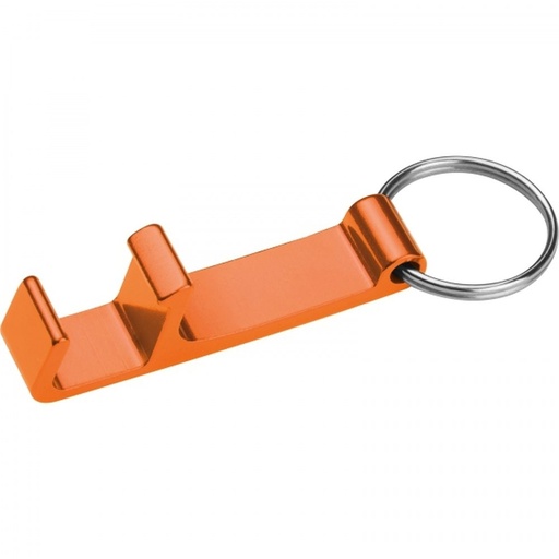 Brelok metalowy otwieracz do butelek ADRIANO 82325 - Pomarańczowy