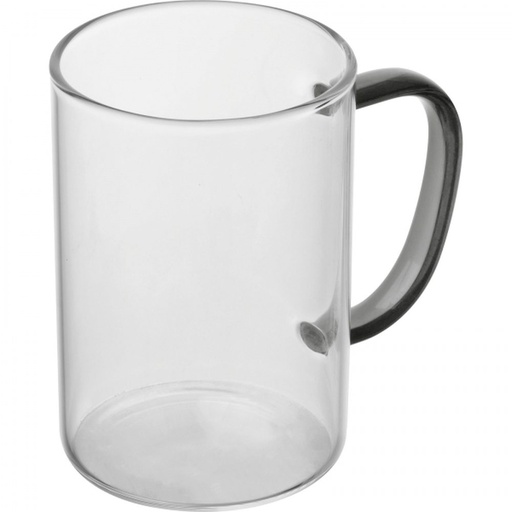 Kubek szklany 250 ml EDDA 82340 - Czarny