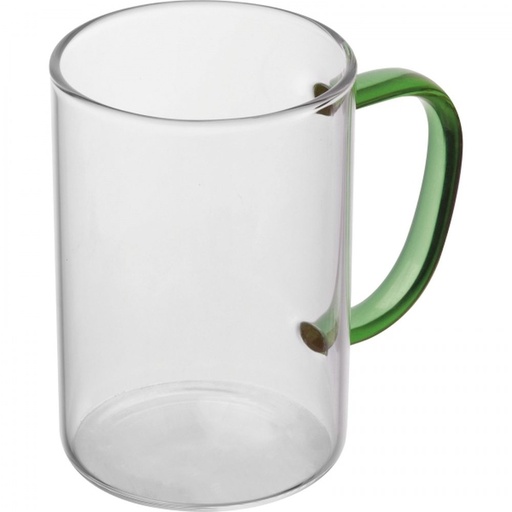Kubek szklany 250 ml EDDA 82340 - Zielony
