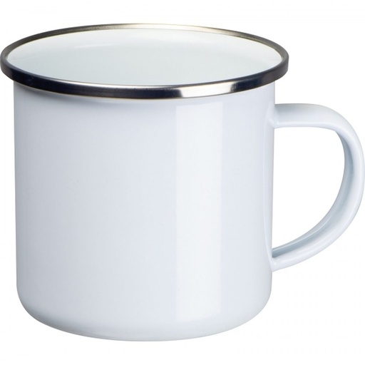 Kubek emaliowany do sublimacji 300 ml LUCAS 83704 - Biały