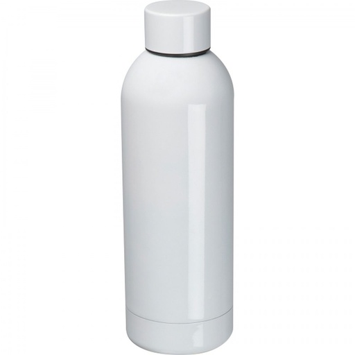 Butelka termiczna stalowa 550 ml ze stali z recyklingu SARA 83824 - Biały