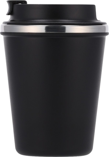 Kubek termiczny 350 ml z powłoką z recyklingu METODY 84962 - Czarny