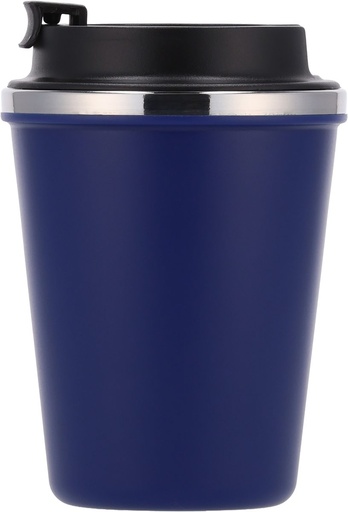 Kubek termiczny 350 ml z powłoką z recyklingu METODY 84962 - Granatowy