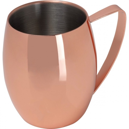 Kubek stalowy z podwójnymi ściankami 400 ml CrisMa WALDEMAR 85175 - Miedziany