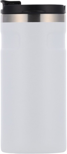 Kubek termiczny ze stali z recyklingu 450 ml SILVIO 85365 - Biały