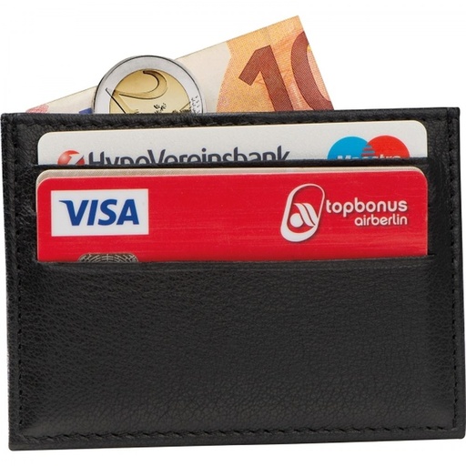 Etui na karty z ochroną RFID ISMAEL 91186 - Czarny