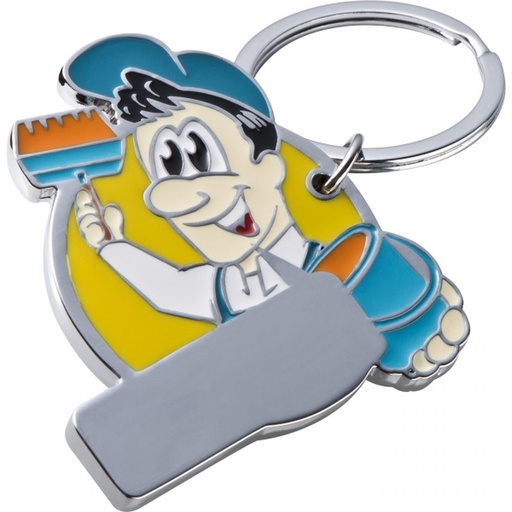 Brelok metalowy CrisMa ROBERT 93481 - Żółty