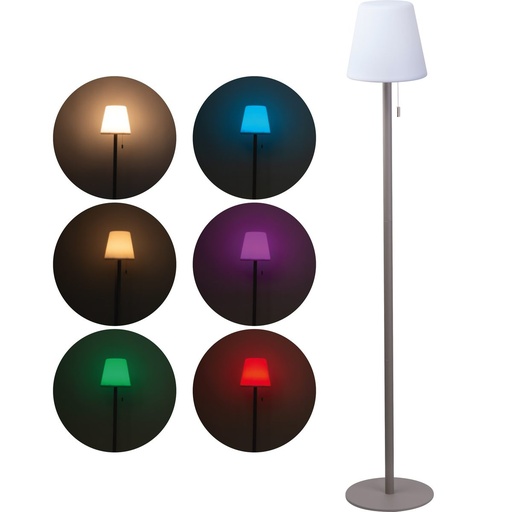 Lampa stojąca zmieniająca kolory BRIDGET 95372 - Biały