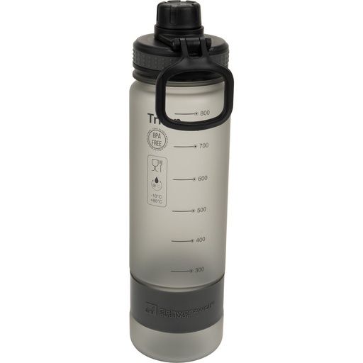 Butelka z tritanu 800 ml KIBO Schwarzwolf F490020 - Szary