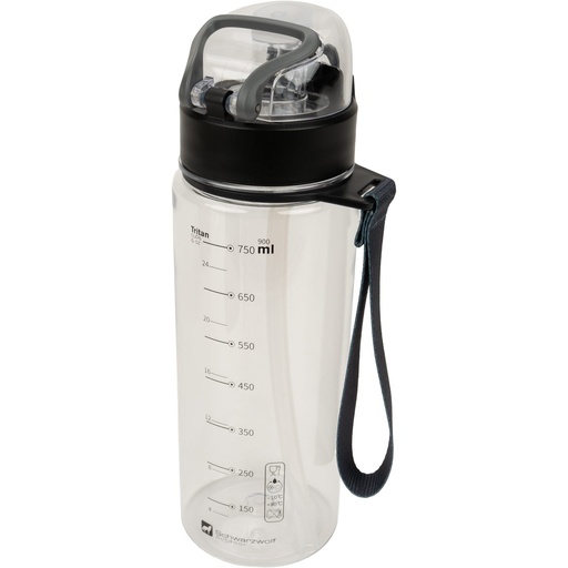 Butelka z tritanu 850 ml SEYHAN Schwarzwolf F491260 - Przeźroczysty