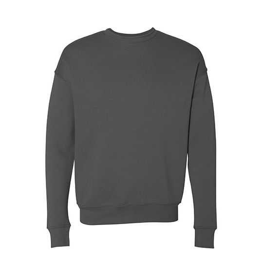 Bluza Unisex z Obniżoną Linią Rękawów - Asphalt (Solid)