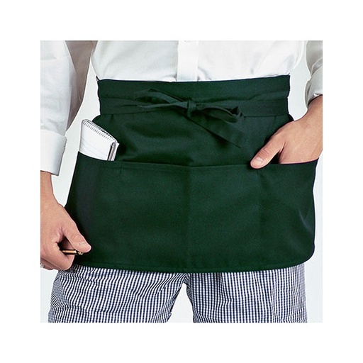 Fartuch Krotki z Kieszeniami Poliester Bawelna DL022 - Bottle Green