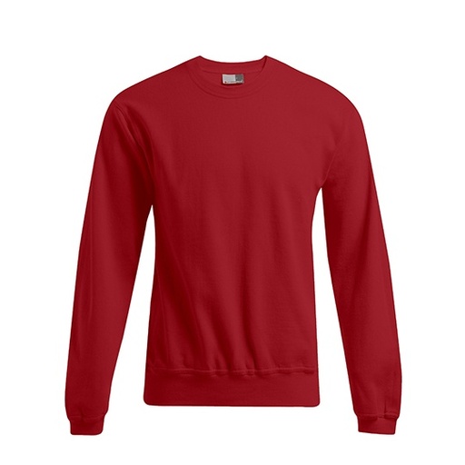 Sweter Meski Klasyczny Bawelniany E2199N - Fire Red