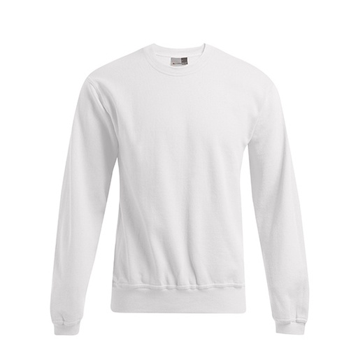 Sweter Meski Klasyczny Bawelniany E2199N - White