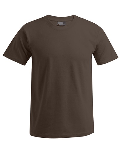 T-shirt Klasyczny Bawelniany E3000 - Brown