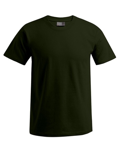 T-shirt Klasyczny Bawelniany E3000 - Khaki