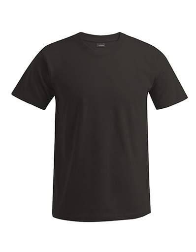 T-shirt Klasyczny Bawełniany E3000 - Charcoal (Solid)