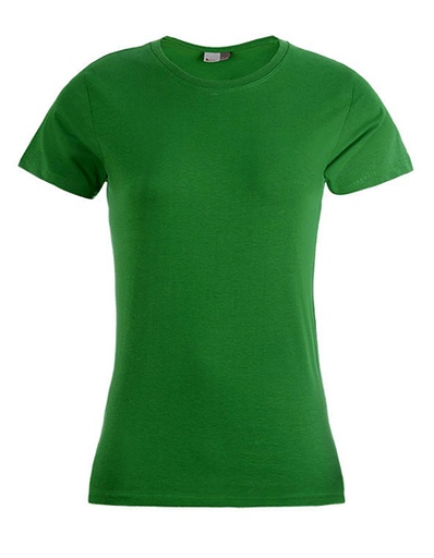 Damski T-shirt Slim E3005 - Kelly Green