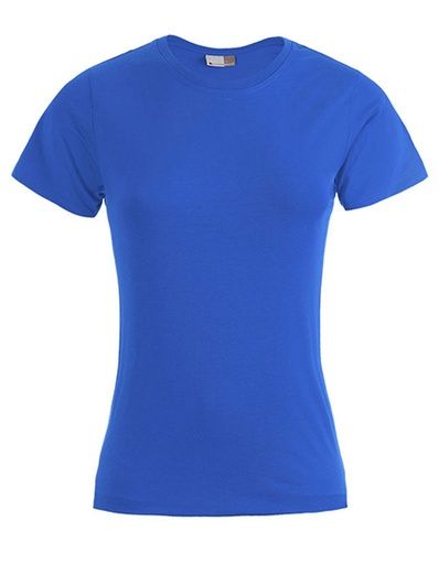 T-shirt Damski Slim Bawełniany E3005 - Royal