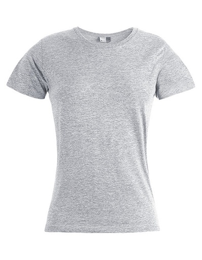 Damski T-shirt Slim E3005 - Sports Grey (Heather)