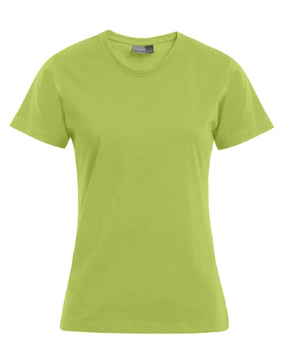 Damski T-shirt Slim E3005 - Wild Lime