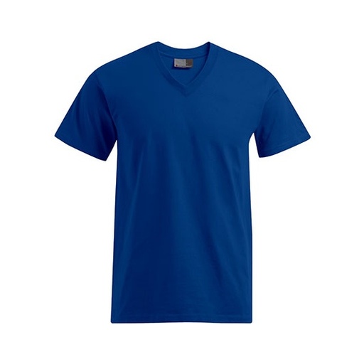 T-shirt Męski V-neck Klasyczny Bawełniany E3025 - Royal