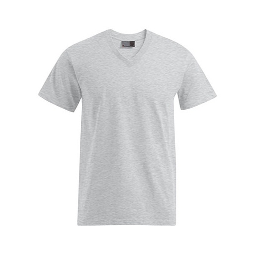 T-shirt V-neck klasyczny E3025 - Sports Grey (Heather)