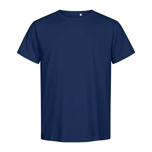 T-shirt Męski Klasyczny Bawełna Organiczna E3090 - French Navy