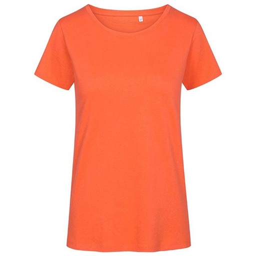 T-shirt Damski Slim Bawelna Organiczna E3095 - Flame