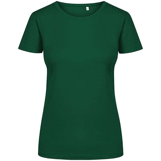 T-shirt Damski Slim Bawelna Organiczna E3095 - Forest