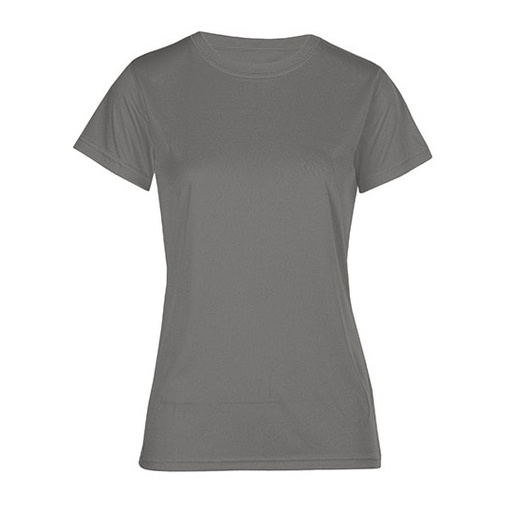 Damska koszulka termoaktywna z krótkim rękawem E3521 - Light Grey (Solid)