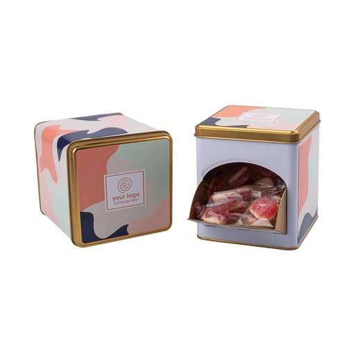 Żelki display tin – Żelki Jelly Pack Malinki: jeżynowe – pakiet 50 szt.