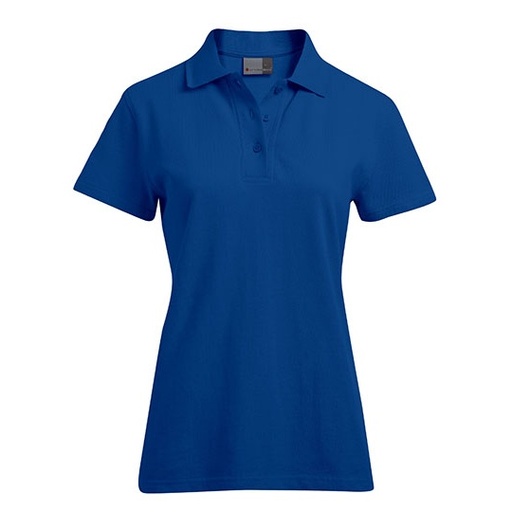 Damska koszulka polo slim E4005F - Royal