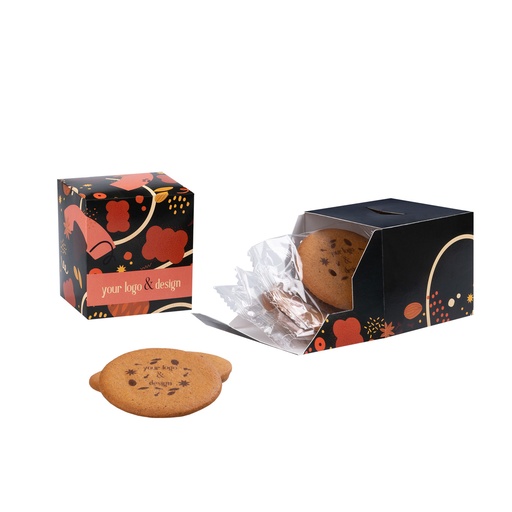 Ciastka logo cookie box 6 sztuk – pakiet 100 szt.