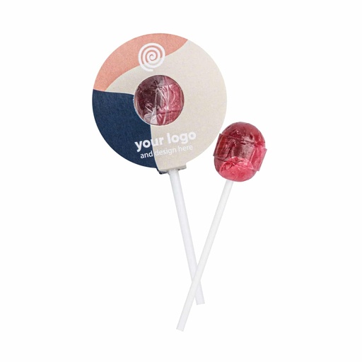Lizak owocowy lolly ball koło – Miks smaków – pakiet 1000 szt.