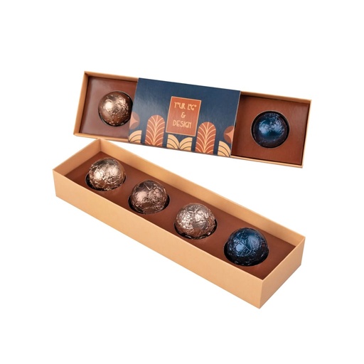 Praliny Sweet Sphere 4 szt. – Miks czekolad – wariant 1 – pakiet 200 szt.