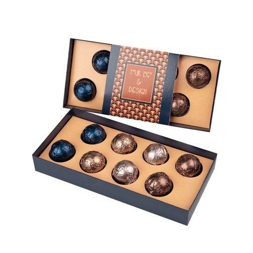 Praliny Sweet Sphere 8 szt. – Miks czekolad – wariant 2 – pakiet 100 szt.